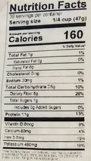 The Nutrition Facts of Laxmi Urad Dal