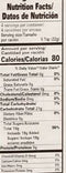 The Nutrition Facts of Laziza Black Currant Jelly 