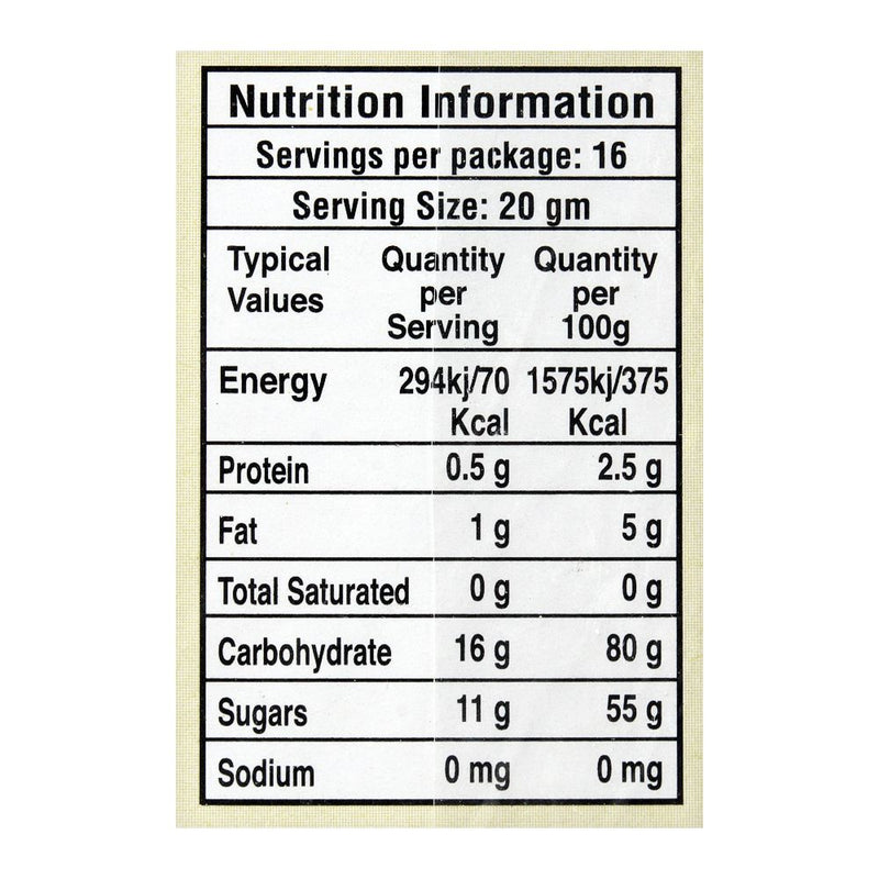 The Nutrition Facts of Laziza Kheer Mix (Economy) 