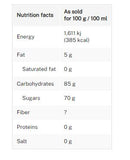 The Nutrition Facts of Laziza Kulfi Malai Dessert Mix 