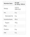 The Nutrition Facts of Laziza Kulfi Malai Dessert Mix 
