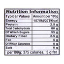 The Nutrition Facts of Laziza Shahi Tukra Dessert Mix 