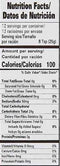 The Nutrition Facts of Laziza Strawberry Custard Powder 