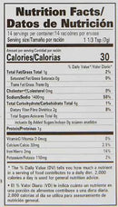 The Nutrition Facts of Laziza Yakhni Pulao Masala 