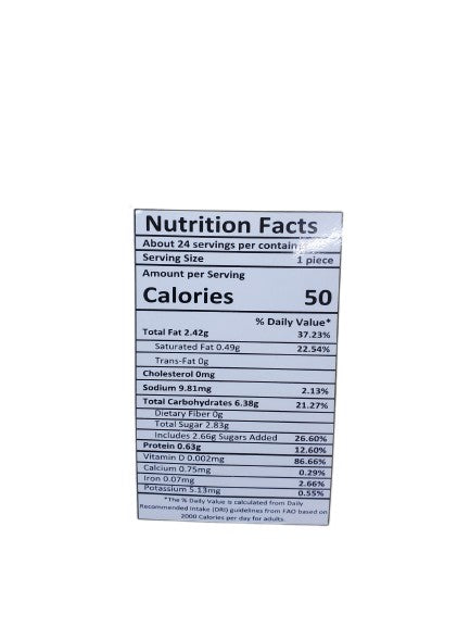 The Nutrition Facts of Lazzat Almond & Coconut Biscuits 