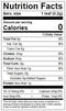 The Nutrition Facts of Lazzat Bay leaves 