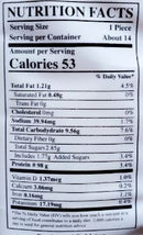 The Nutrition Facts of Lazzat Tea Rusks