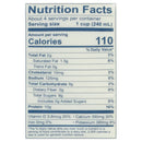 The Nutrition Facts of Dean's Dairy Pure 2% Reduced Fat Milk Large