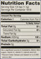 The Nutrition Facts of Lior Kosher Salt 