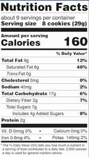 This is the Nutrition of Loacker Quadratini Coconut Wafers.