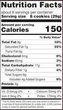 This is the Nutrition of Loaker Cocoa & Milk Wafers