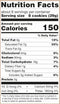 This is the Nutrition of Loaker Cuppuccino Wafers.