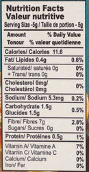 The Nutrition Facts of MDH Achar Gosht Masala 