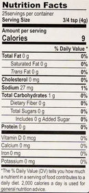 The Nutrition Facts of MDH Achari Chicken Masala 