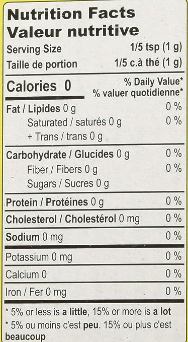 The Nutrition Facts of MDH Kasoori Methi Leaves Big 