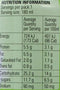The Nutrition Facts of MTR Badam Cardamom Drink 6 pack