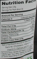 The Nutrition Facts of MTR Garam Masala Powder