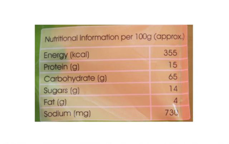 The Nutrition Facts of MTR Khaman Dhokla Mix