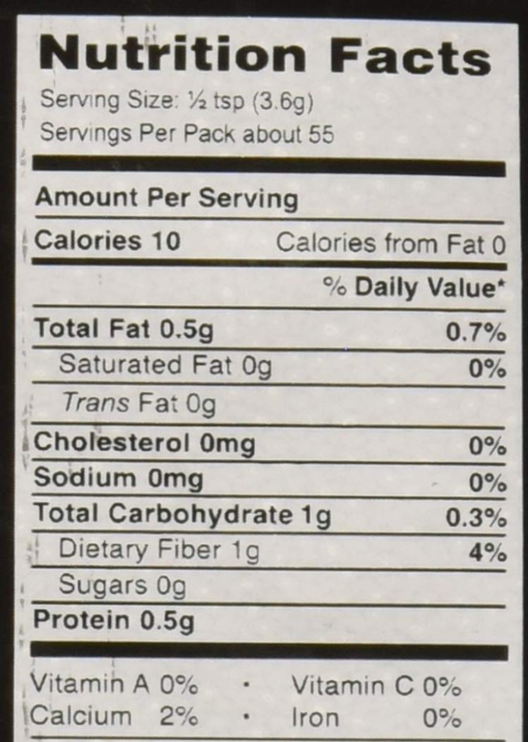 The Nutrition Facts of MTR Madras Rasam Powder