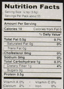 The Nutrition Facts of MTR Rasam Powder