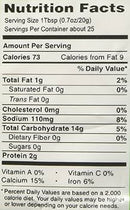 The Nutrition Facts of MTR Rava Dosa