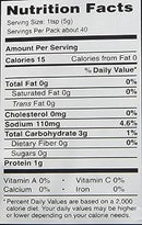 The Nutrition Facts of MTR Spiced Chutney Powder