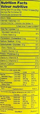 The Nutrition Facts of Meera Besan Gram Flour