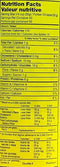 The Nutrition Facts of Meera Besan Gram Flour