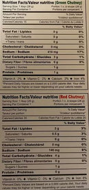 The Nutrition Facts of Mezban Punjabi Samosa (10pcs) 