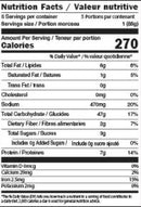 The Nutrition Facts of Mezban Tandoori Naan 