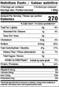 The Nutrition Facts of Mezban Tandoori Naan 