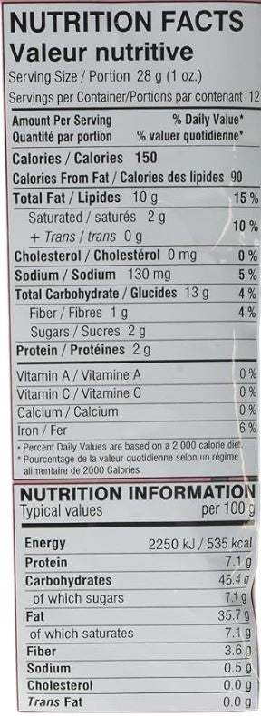 The Nutrition Facts of Mirch Masala Corn Chevda