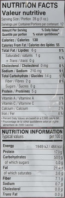 This is the Nutrition of Mirch Masala Green Vatana.