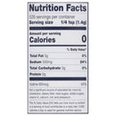 The Nutrition Facts of Morton Iodized Salt 