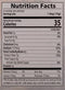 The Nutrition Facts of Mother's Recipe Biryani Masala 