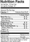 The Nutrition Facts of Mother's Recipe Chole Masala 