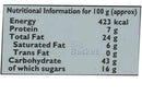 The Nutrition Facts of Mother's Recipe Chicken Nawabi Masala 