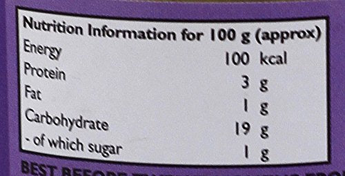 The Nutrition Facts of Mother's Recipe Ginger Paste Large 