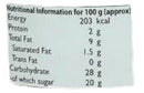 The Nutrition Facts of Mother's Recipe Lime Ginger Pickle 
