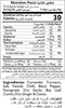 The Nutrition Facts of Mother's Recipe Madras Curry Powder 