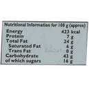 The Nutrition Facts of Mother's Recipe RTC Chicken Nawabi Mix 