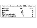 The Nutrition Facts of Mother's Recipe RTC Pav Bhaji Mix 