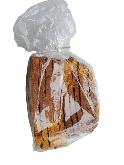 The Nutrition Facts of Mughal Bakery Raisin Toast (Pape) 