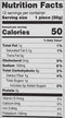 The Nutrition Facts of Nanak Batata Vada 12 pcs 