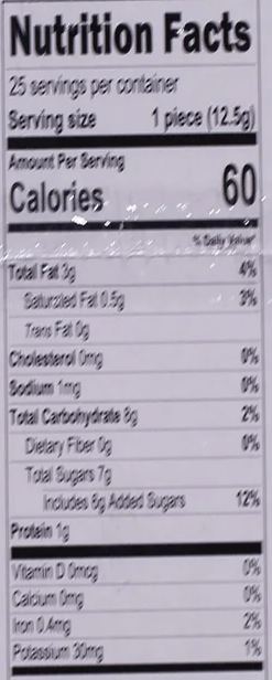 This is the Nutrition of Nanak Kaju Roll.