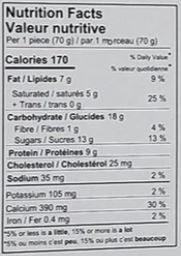 This is the Nutrition of Nanak Mango Rasmalai.