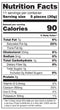 The Nutrition Facts of Nanak Paneer
