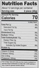 The Nutrition Facts of Veggie Bites 25 pcs 