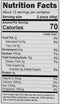 The Nutrition Facts of Veggie Bites 25 pcs 