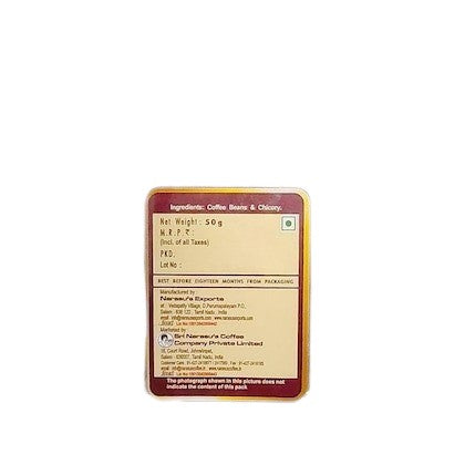 The Nutrition Facts of Narasu's Pure Insta Strong Granulated Coffee Small 
